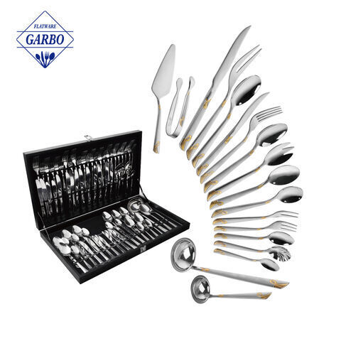 GARBO customized cupitol classic matte stainless steel cutlery set