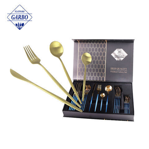 GARBO customized cupitol classic matte stainless steel cutlery set