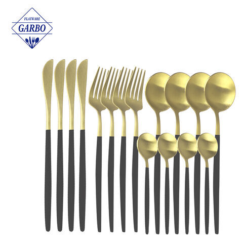 Gaya Nordic 410 Bahan Pisau dan Garpu Set Rumah Tangga Stainless Steel Peralatan Makan Barat