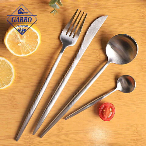 Korean Style Stainless Steel Flatware Set with Custom Gift Box