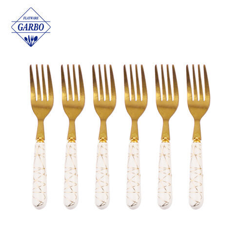 12 Pieces Chinese Flower Pattern Stainless Steel dinner Fork Set desset fork for cake tea time Tableware for Home Kitchen