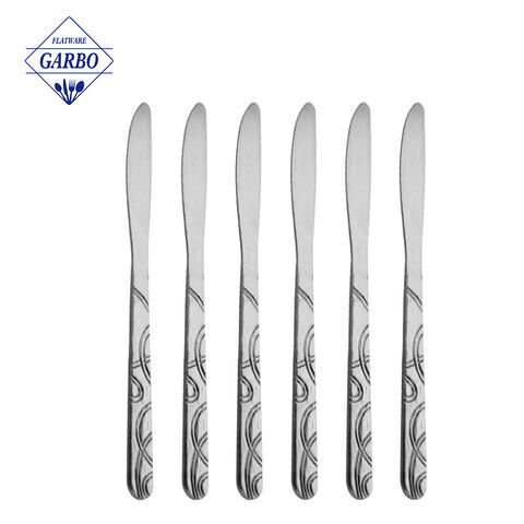 Ready To Ship Small MOQ High Quality Silver Dinner Knife