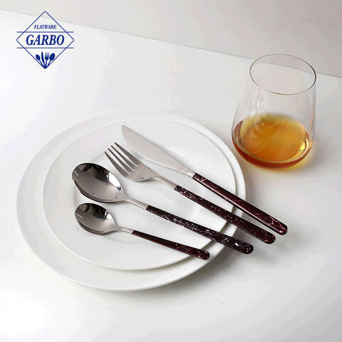 Fashion At Magagandang Disenyo Flatware Set Mga Cutlery Set Para sa Bahay O Hotel