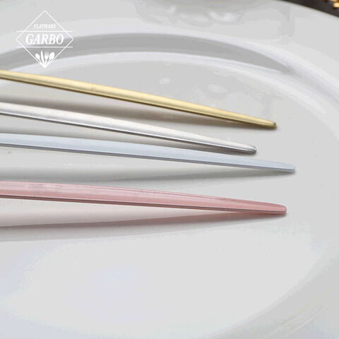 Portugal Champagne Gold Cutlery with Pink Handle