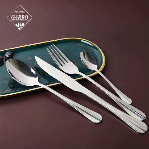 Sliver Materials SS 410 Dinner Fork Flatware Set Para sa Kusina