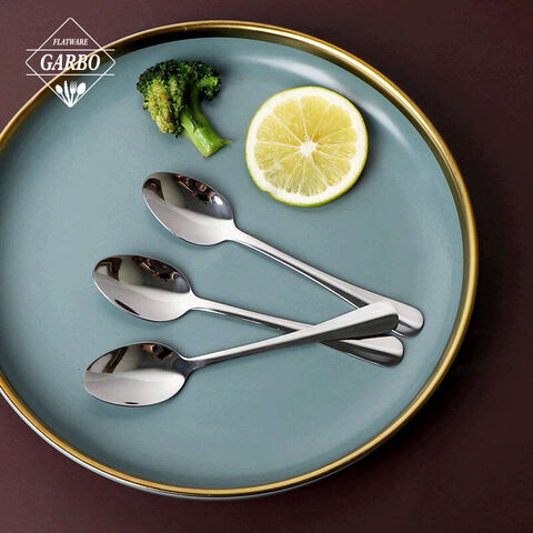 Sliver Dinner Spoon For Kitchen Home Or Restaurant  Square Eadge Mirror Polish