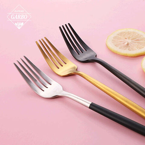 Mirror Polished Electroplating Luxury Black Color Hot Selling 16pcs Flatware Set