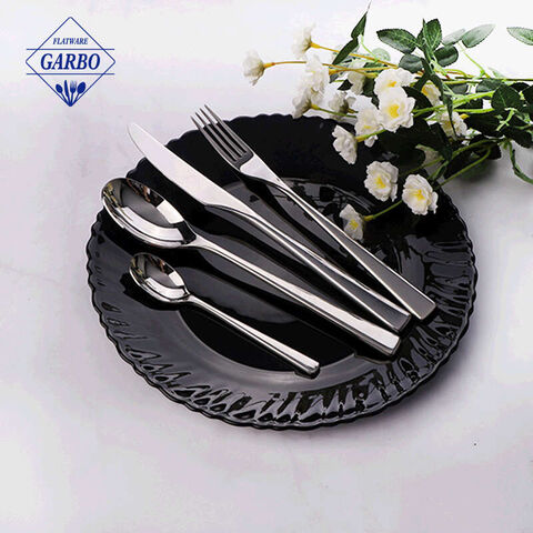 High Quality Premium Mirror Polished Stainless Steel Knife Fork Spoon Cutlery Set 