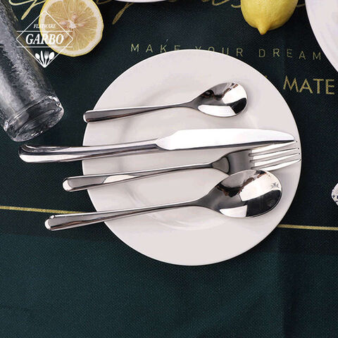 High Quality Premium Mirror Polished Stainless Steel Knife Fork Spoon Cutlery Set 