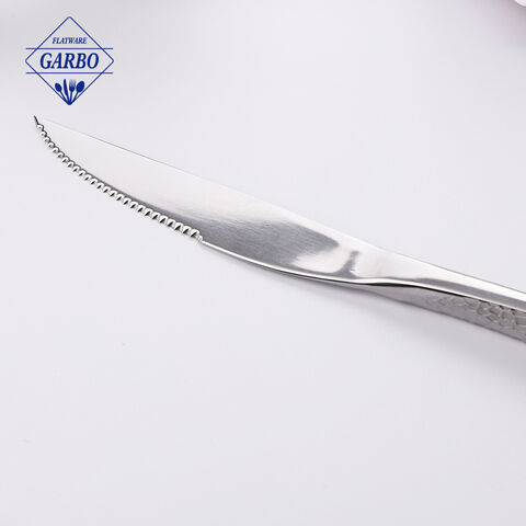 Baroque Style Customized Embossed Handle Stainless Steel Flatware Sets