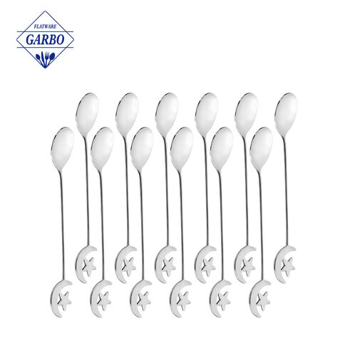 Trung Quốc Bán buôn Flatware 18/10 Bộ muỗng trà bằng thép không gỉ Thiết kế mèo cho trẻ em