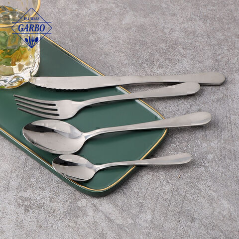 China classic deigns 410 stainless stainless faltware set sliver
