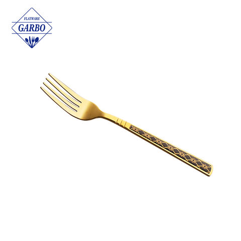 Luxury Electric Plating Gold Stainless Steel Flatware