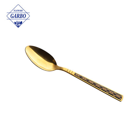 Luxury Electric Plating Gold Stainless Steel Flatware