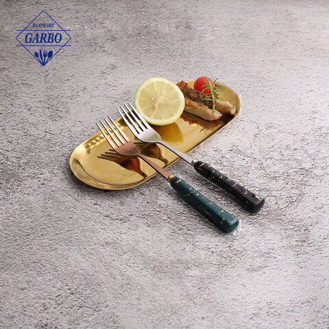 Couteau de table à manche en céramique en acier inoxydable 420 au design moderne de haute qualité pour la vie quotidienne