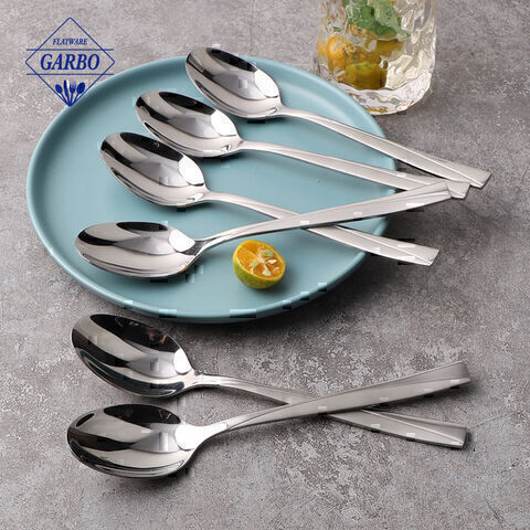 Garbo Silver Flatware Stianless Steel Spoon for Dinner Serve