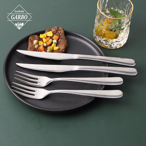 Food-Grade Stainless Steel Cutlery Forks and Knives