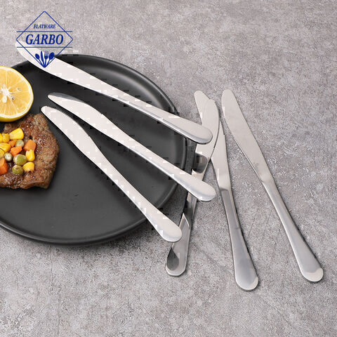 good price 410 stainlee steel sliver dinner knife customized  china supplier