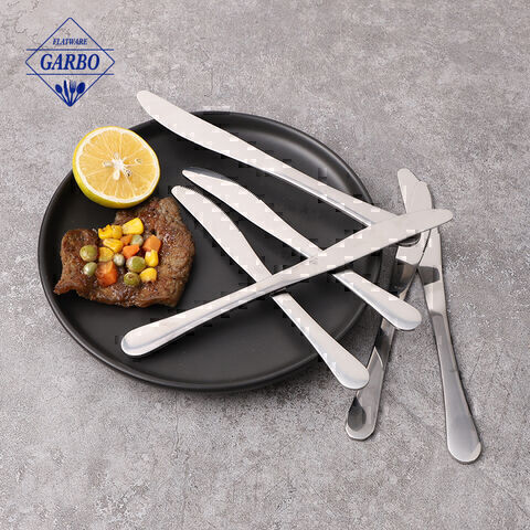 good price 410 stainlee steel sliver dinner knife customized  china supplier