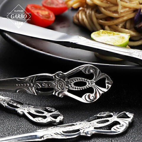 Baroque Style Hot Selling Mirror Polished Stainless Steel Cutlery Flatware Sets