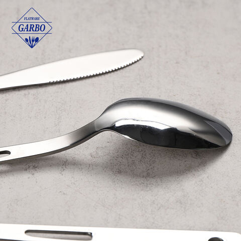 Creative Hollow Design Handle Modernong Stainless Steel Flatware Cutlery Sets