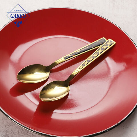 mirror polish 410 stanless steel dessert fruit short tea spoon