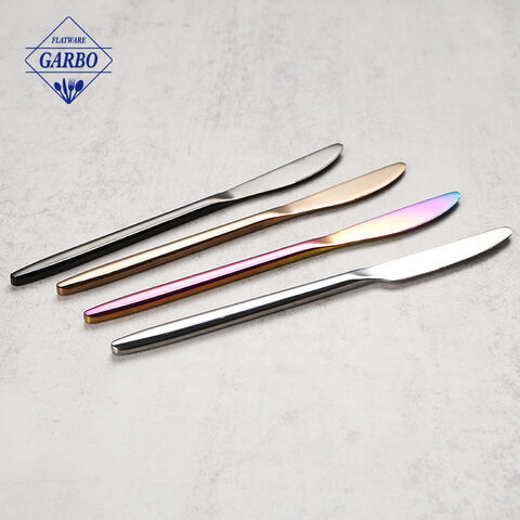 Creative PVD Colored Modern Style Stainless Steel Dinner Knife Steak Knife