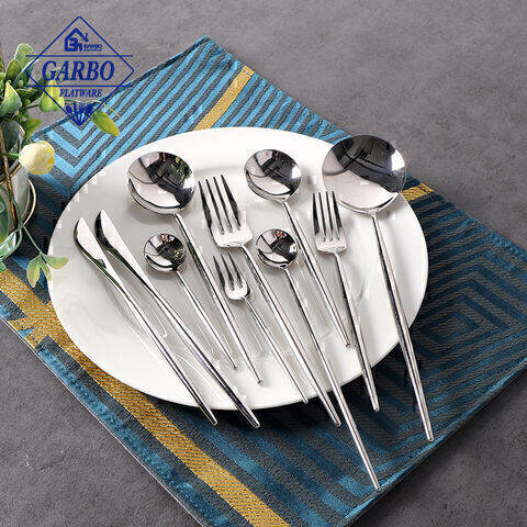 Premium silverware home use cutlery high quality dinnerware knife fork spoon flatware set 