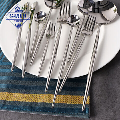 Premium silverware home use cutlery high quality dinnerware knife fork spoon flatware set 