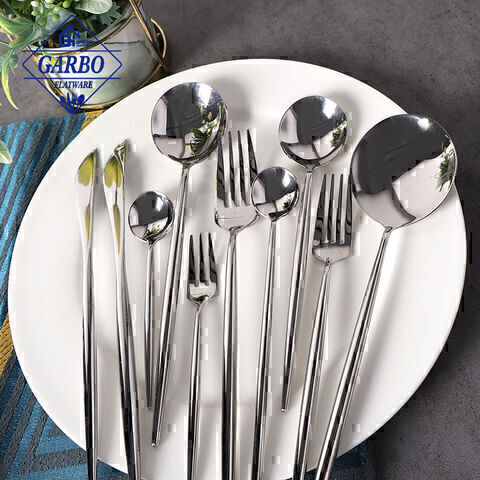 Premium silverware home use cutlery high quality dinnerware knife fork spoon flatware set 