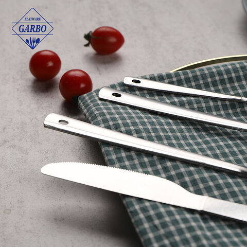 Hanging Skeleton Design Factory Water Polished Stainless Steel Cutlery Sets