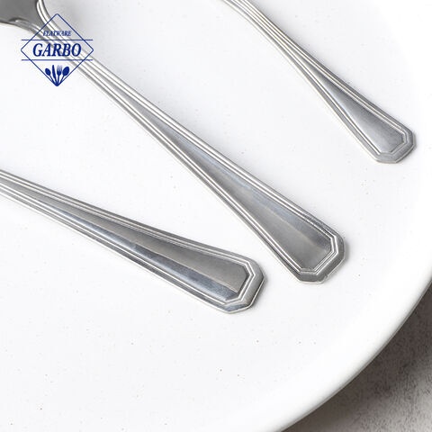 Premium 430ss mental silver tableware simple style sturdy dinner knife