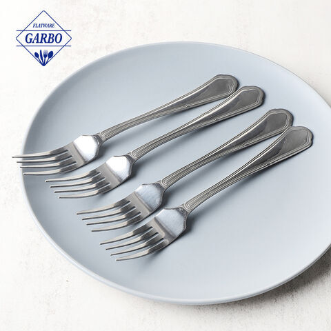 Bagong pagdating murang sliver dinner fork mirror polish