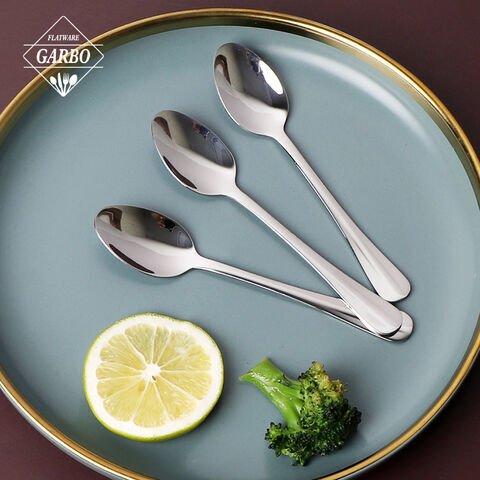 Hot Popular Wholesale Bulk Stainless Steel Silver Dinner Spoon in Amazon