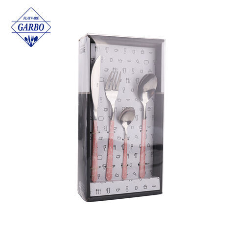 Homedepot Penjual Terlaris 16 Buah Set Sendok Garpu Stainless Steel Perak