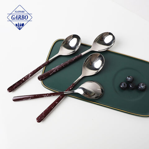 Wholesale price kitchen utensil 430 stainless steel dinner spoon China manufacture