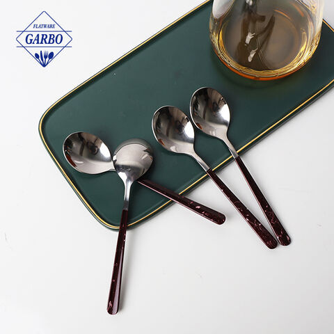 Wholesale price kitchen utensil 430 stainless steel dinner spoon China manufacture