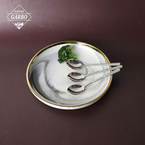 批发优质不锈钢餐具套装全球流行的金属银餐具