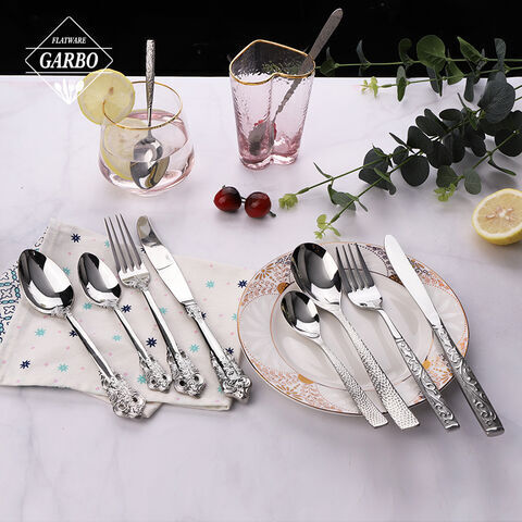 middle east style stainless steel flatware set spoon fork knife cutlery