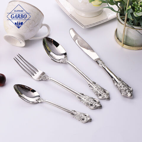 middle east style stainless steel flatware set spoon fork knife cutlery