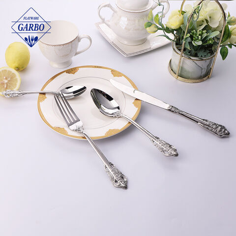 middle east style stainless steel flatware set spoon fork knife cutlery