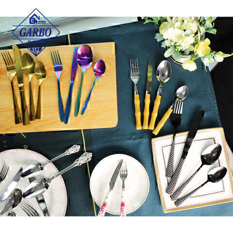 16 pcs group luxury stainless steel flatware dinnerware cutlery set