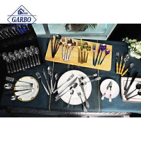 16 pcs group luxury stainless steel flatware dinnerware cutlery set