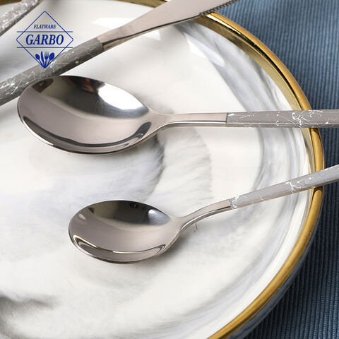 China manufacture 430 stainless steel teaspoon premium eating utensils for leisure time