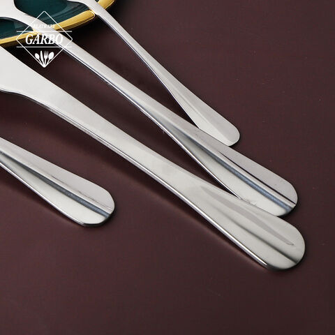 Best Selling Cutlery of 6-pieces Stainless Steel Silver Dinner Spoon