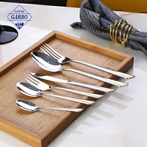 Amazon hot selling egypt style stainless steel flatware set