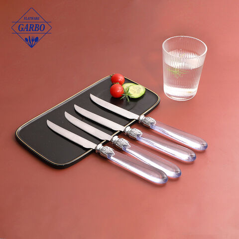 South America Brazil Stainless Steel Knife with Plastic Hnadle Cutlery