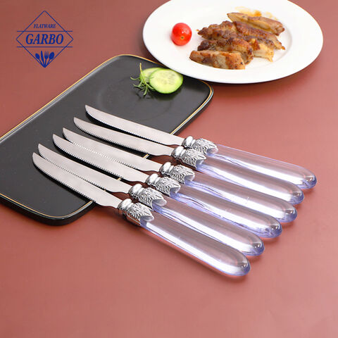 South America Brazil Stainless Steel Knife with Plastic Hnadle Cutlery