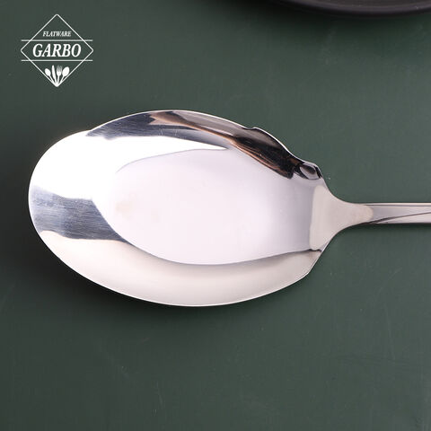 High Quality Mirror Polished Stainless Steel Special Soup Spoon