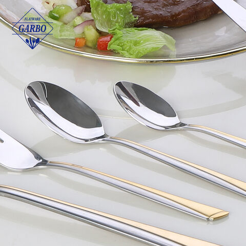 Amazon Hot Sale 201 Stainless Steel Cutlery Set with Spiral Handle